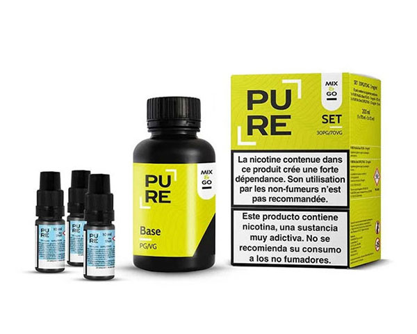 Pack DIY eliquide 200ml 30/70 Pure