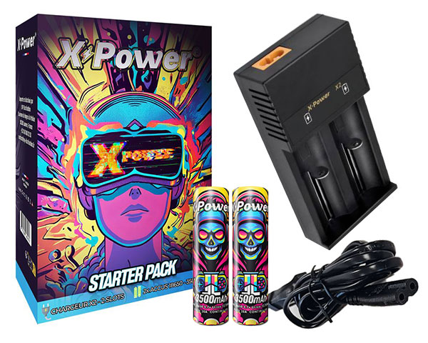 Pack accus 18650 et chargeur puissant