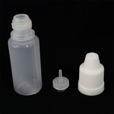 Flacon e liquide plastique : fiole e-liquide diy avec aiguille en plastique