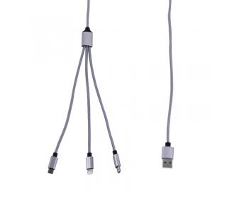 Cable 3 en 1 usb Tekmee