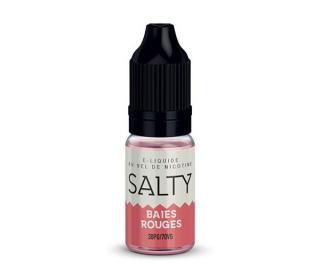 e liquide baies rouges au sel de nicotine salty 30/70 10ml