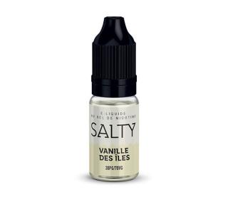 e liquide vanille des iles au sel de nicotine par salty savourea